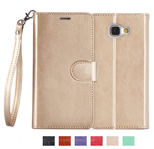 Galaxy-A5-Case-Samsung-Galaxy-A5-Case-FYY-Luxury-Gold-Premium-PU-Leather-Wallet-Flip-Case-Stand-Cover-for-Sams