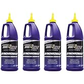 Royal Purple 01512 Set of 4 Synchromax Manual Transmission Fluid 1-Quart Bottles