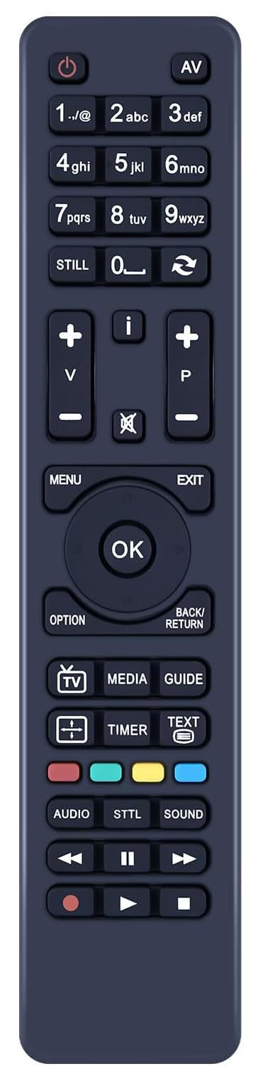 RC-4861 RC4861 Universal Remote Control Compatible for Panasonic TX32A300B TX-39A300B TX39A300B TX-50A300B TX50A300B TX-32A300E TX-39A300E TX39A300E TX-50A300E TX50A300E VIERA LED TV