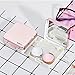 Qishi Mini Travel Simple Contact Lens Case Box Container Holder (Pink)