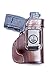 OutBags USA LS2PPS (BROWN-RIGHT) Full Grain Heavy Leather IWB Conceal Carry Gun Holster for Walther PPS 9mm.40S&W. Handcrafted in USA.