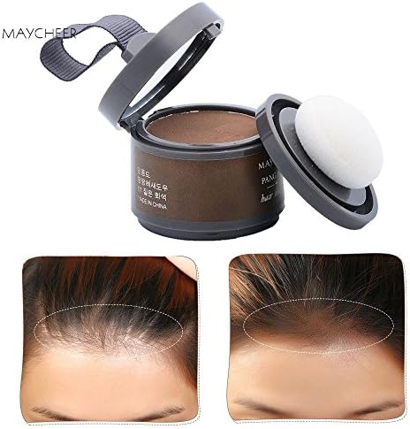 MAYCHEER Hair Fluffy Powder Instantly Black Root Cover Up Natural Instant Hair Line Shadow Powder Hair Concealer Coverage - LIGHT COFFEE