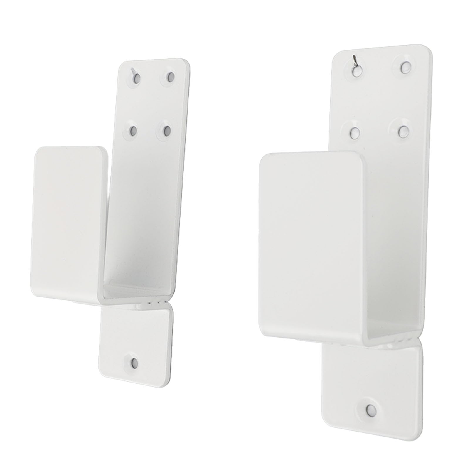 Barricade Brackets, Door Barricade, White Door Barricade Brackets, Reinforced U-Shaped Door Bar Bracket U Brackets U Brackets Metal for Barn