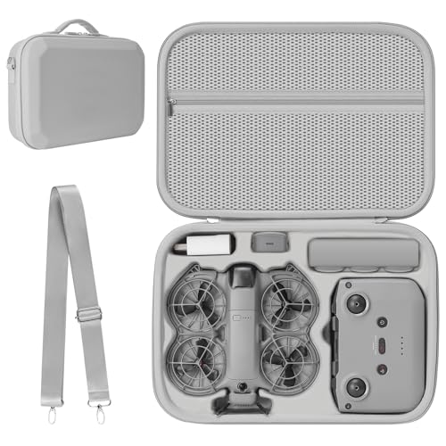 Puasok Case for DJI Neo 2 Bag, Carrying Case Bag for DJI Neo 2 Fly More Combo Accessories, for RC-N3 Controller/Neo2 Battery, for Drone Storage