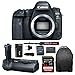 Canon EOS 6D Mark II Professional Digital Camera: 26 Megapixel Touchscreen Full Frame DSLR Bundle with Canon BG-E21 Battery Grip 64GB SD Card SLR Bag Photographer's Kit