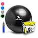 Exercise Ball - Professional Grade Anti-Burst Yoga Ball, Balance Ball for Pilates, Yoga, Stability Training and Physical Therapy