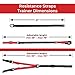 Full Fit Able Resistance Straps Trainer Kit – Full body workout fitness equipment for home and gym – With 2 bands, extension, door anchor and exercise body weight guide – light and portable for travelthumb 3