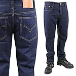 Xelement MDP410 Royal Mens 32in Inseam Dark Blue Denim Jeans - 44x32