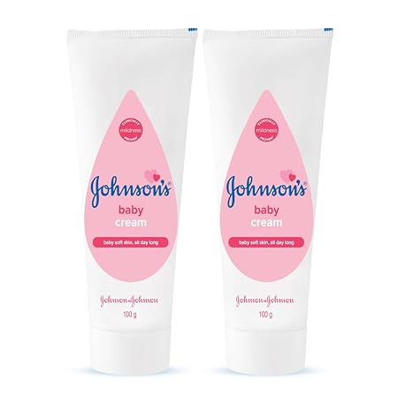 Johnsons Baby Cream 100g (Pack of 2)