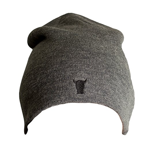 TORRO Beanie, 100% Wool, Charcoal Gray