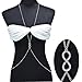 Jiayiqi Jewelry Womens Hotnew Fashion Sexy Lucky 8 Exotic Belly Waist Body Chain Necklace