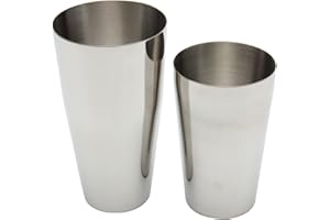 Boston Shaker, Cocktail Making Set 18oz Unweighted & 28oz Weighted Professional Bartender Kit, Premium Stainless Steel Martin
