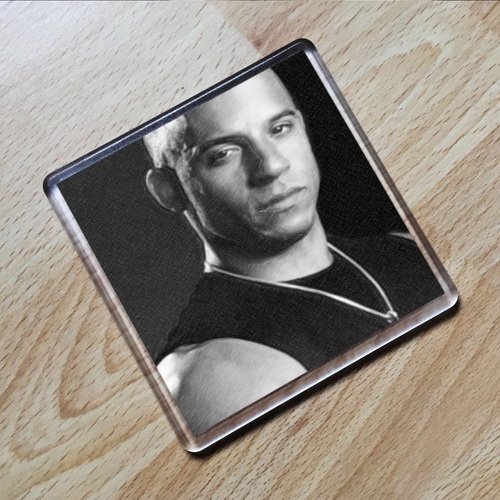 VIN DIESEL - Original Art Coaster #js001