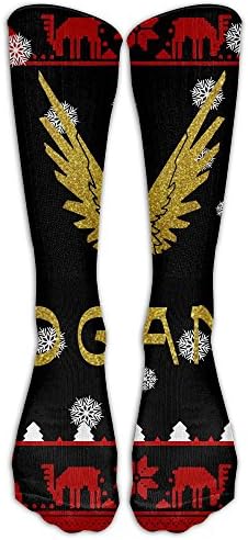 Logan Paul Christmas Logo Knee High Socks Long Athletic Football Soccer Socks For Unisex