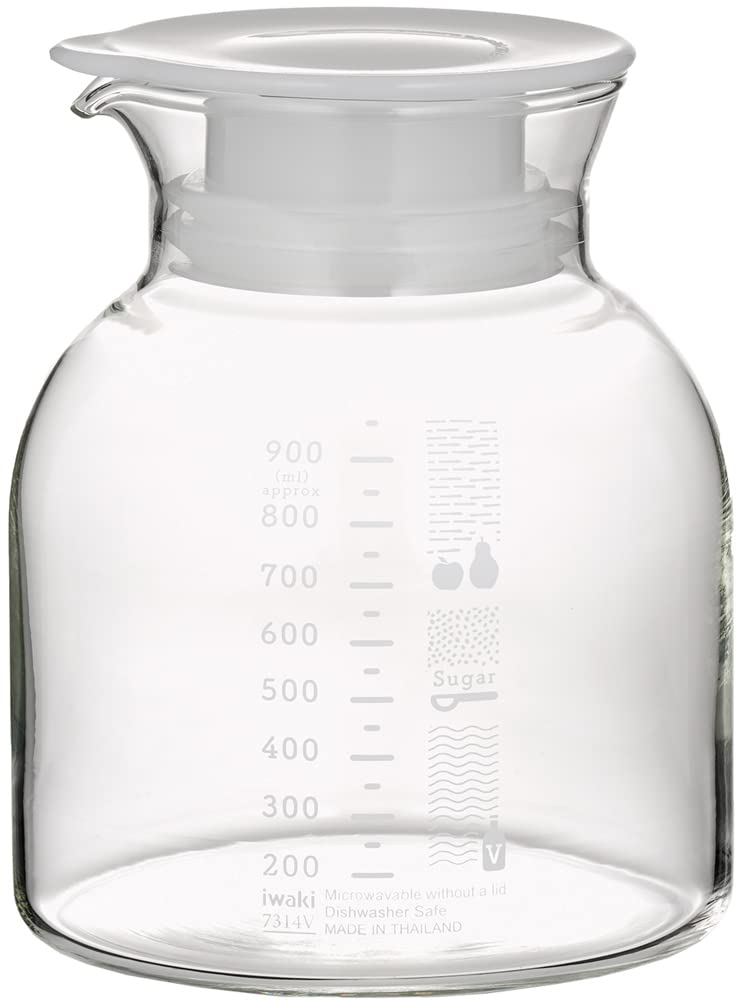 iwaki(イワキ) 耐熱ガラス フルーツ & ビネガー 1L T7314V-W商品画像