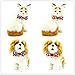 CatYou 4 PCS Set in Different Colors, Bowknot Collar Bow-Tie with Bell for Cats Small Dogs Puppy, Adjustable from 7