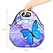 icolor Blue Butterfly Thermal Neoprene Waterproof Insulated Lunch Portable Carry Tote Picnic Storage Bag Lunch box - Bag