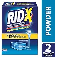 RID-X Septic Tank Treatment Enzymes, 2 Month Supply Powder, 19.6oz