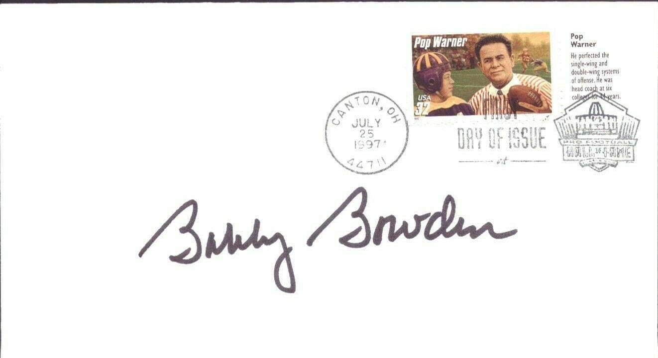 bobby bowden signature