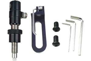 ZSHJGJR Archery Magnetic Arrow Rest and Cushion Plunger Set Pressure Button Metal Arrow Rest Left Right Hand for Recurve Bow