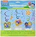 Bubble Guppies Foil Swirl Hanging Decorations (Each)