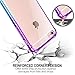 SALAWAT iPhone 6/6s Plus Case, Clear Cute Anti Scratch Slim Phone Case Cover, Reinforced TPU Bumper Shock Absorption Protective Case for iPhone 6 Plus/6s Plus 5.5 inch (Blue Purple)