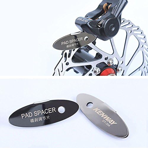 Sbeautli Stainless Steel New Repair Kit Cycling Assist Rotor Install Bicycle Brake MTB Disc Brake Pads Adjustable Tool Bicycle Repair Tool Adjustable Spacer
