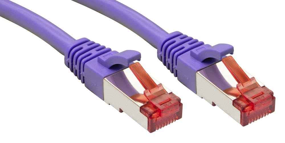 LINDY Cat.6 S/FTP Network Cable, Copper, 250MHz, Purple, 3m