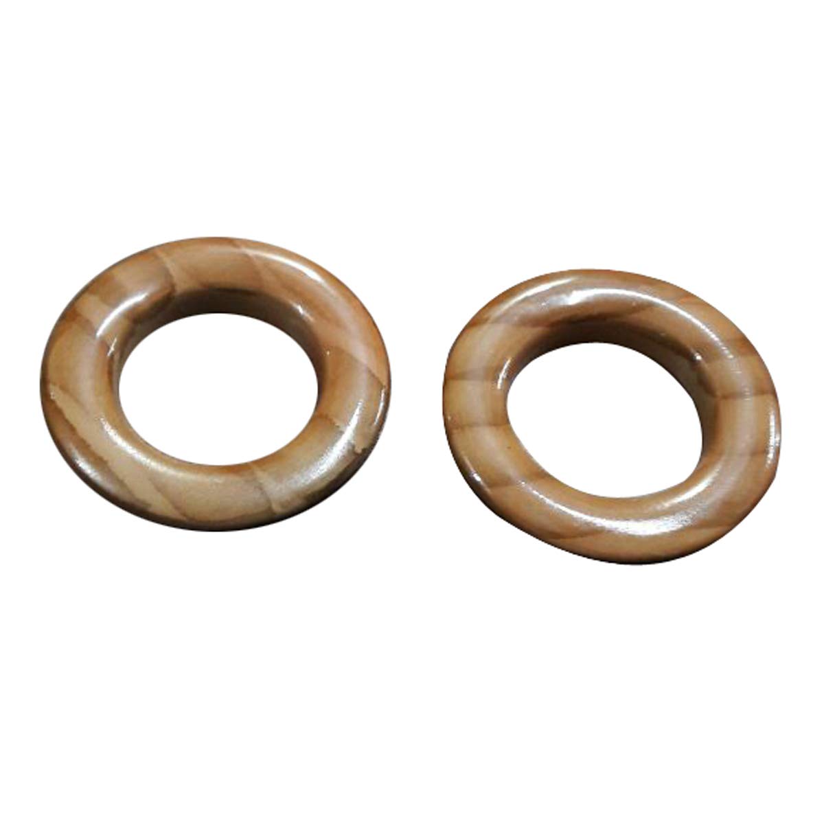 Cp Plastic Curtain Eyelet Rings 2 Inch Brown Pack Of 1 Box