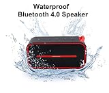 BMR Waterproof Bluetooth Speaker Portable Wireless Bluetooth Speaker with Super Bass Radiator output Bluetooth 4.0