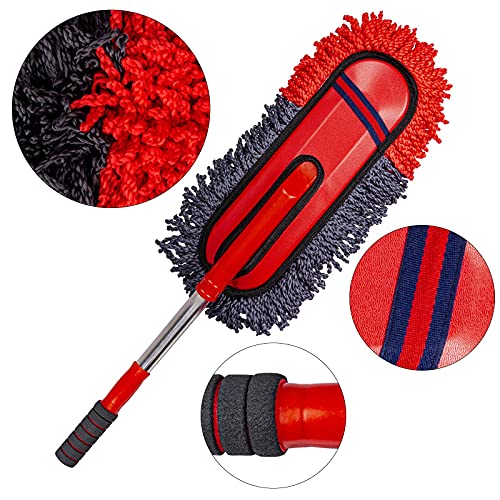 Soft Microfiber Car Duster Exterior Scratch Free Multipurpose Duster