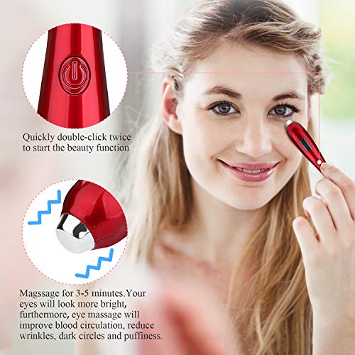 Electric Eyelash Curler,MAQUITA Ceramic Heated Eyelash Curler USB Rechargeable and LED Display 3 Temperature Gears for Quick Natural Curling Long Lasting Eyelashes Curl Tool