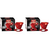 Melitta 64008 2 Pack Single Cup Coffee Brewers, Red