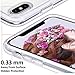 ULAK Ultra Clear Protective Case for iPhone Xs Max (2018), Slim Fit Premium Transparent Flexible Soft TPU Gel Shock-Absorption Bumper Anti-Scratch Hard PC Back Cover, HD Crystal Clear