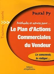 Le  plan d'actions commerciales du vendeur