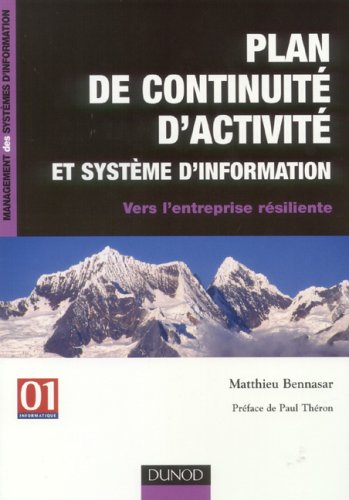 Plan de continuité d'activité et système d'information