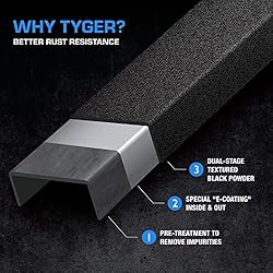 Tyger Auto 6.6" Blade Running Boards Compatible