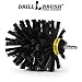 Cleaning Supplies for BBQ: Ultra Stiff Black Nylon Grill Brush, Electric Spin Scrubber for Effective Grill Cleaning - Concrete Brush - BBQ Grill Brush - Graffiti Remover - Pellet Smoker Accessories