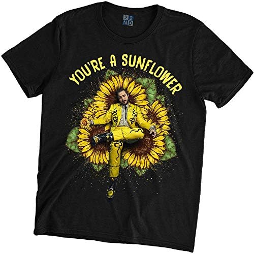 You're A Sunflower T-Shirt Post Malone Black