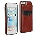 iPhone 6s Case, High Qaulity Crazy Horse Wallet Leather Case For iPhone 6, Leather Case Back Cover for iPhone 6 4.7 inch (Brown)