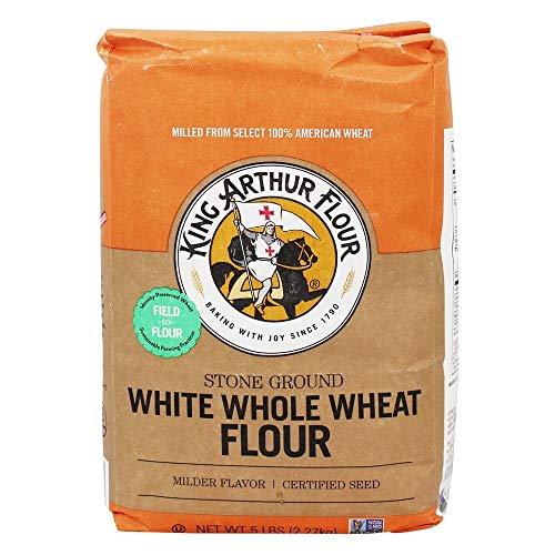 Buy King Arthur Flour Stone Ground White Whole Wheat Flour 5 lbs
