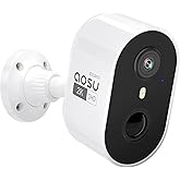 aosu 2K Security Cameras Wireless Outdoor, Battery Powered for Home Security Cameras with PIR Human Motion Detection, Full-Color Night Vision, Spotlight & Siren, 2-Way Audio, 2.4GHz WiFi, Waterproof