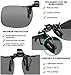 Clip On Sunglasses Polarized Sunglasses to Clip onto Eyeglasses Flip Up for Men and Women Set of Smoke and Brown