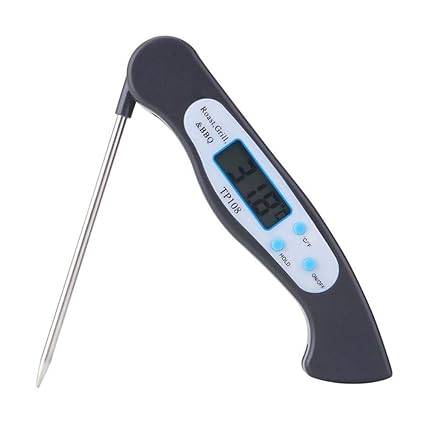 HapBest Food Thermometer Programmed Digital Kitchen Food Cooking BBQ Meat Fork Barbecue Probe Type Temperature Gauge TP108