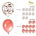 Rose Gold Confetti Balloons Set | 12 inch Premium Original Latex Balloons for Birthday Rose Gold Party Decorations, Bridal and Baby Shower, Wedding, Proposal(20 Pack)