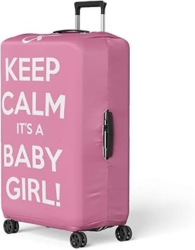 baby pink suitcase