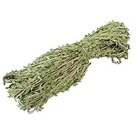 APICCRED 333Feet Natural Jute Twine 5MM Burlap Leaf Ribbon Artificial Vine Wedding Home Garden (333feet)