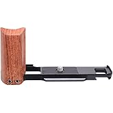 VXIVXIV X-E5 L Plate Hand Grip, Wooden L Bracket Handle for FUJIFILM X-E5 Camera, ARCA-SWISS Compatible