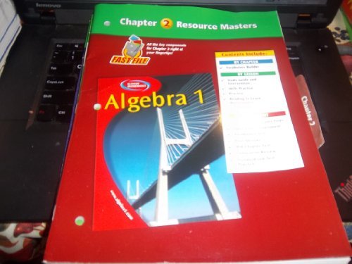 Algebra 1 Chapter 2 Resource Masters: McGraw-Hill Education