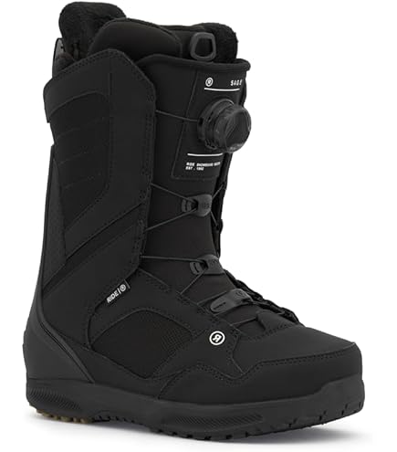 Amazon.com : Ride Sage Women's Snowboard Boots, Black, 6 : Sports